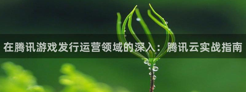 新航娱乐app最新版本更新内容在哪：在腾讯游戏发行运营领域的深入：腾讯云实战指南